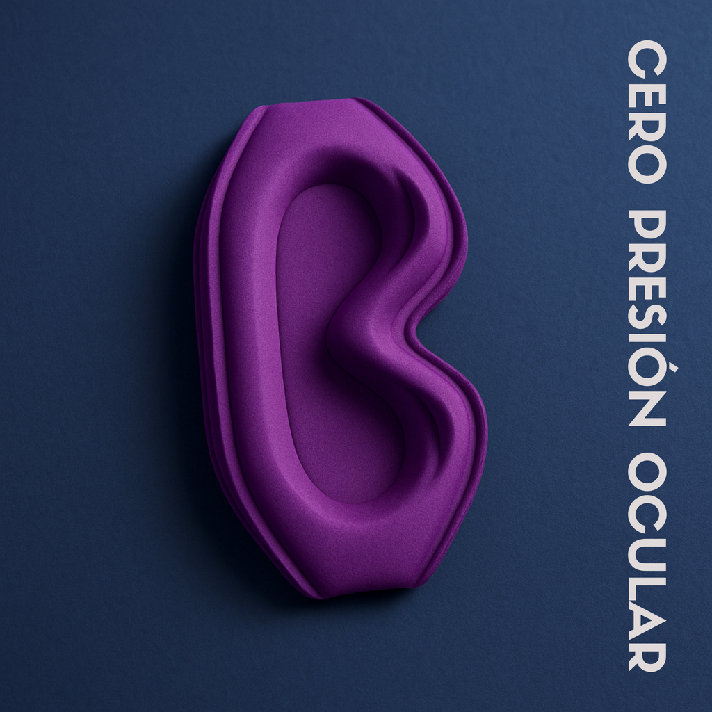 Antifaz 3D de Memory Foam Morado